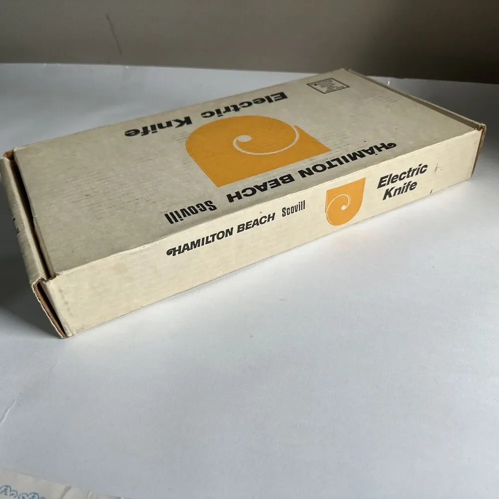 Hamilton Beach Scovill Avocado Switchable Electric Knife Wall Mount Orig Box297A